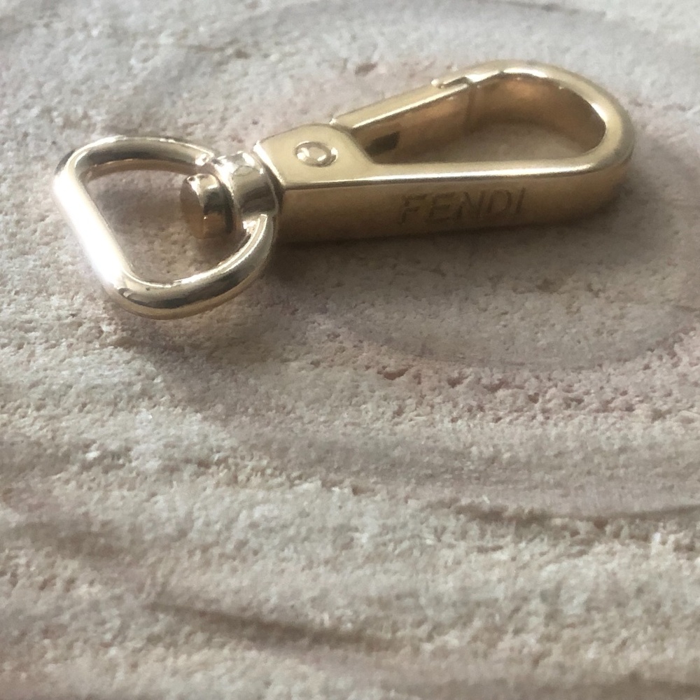 Fendi Engraved  Safety Clasp
